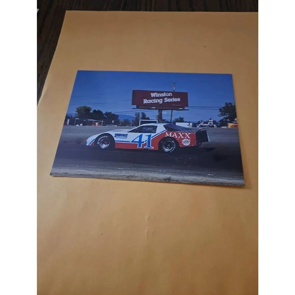 Vintage 1990 NASCAR Sheri Bown Driver Card #41 Speedcraft Auto Max 5x7 Camaro